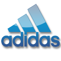 Adidas best sale logo blue